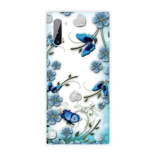For Samsung Galaxy Note 10 Shockproof Painted TPU Protective Case(Chrysanthemum Butterfly)