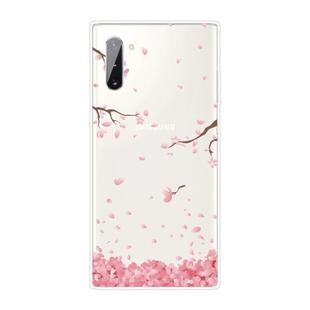 For Samsung Galaxy Note 10 Shockproof Painted TPU Protective Case(Cherry Blossoms)