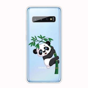 For Samsung Galaxy S10 5G Shockproof Painted TPU Protective Case(Panda)