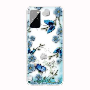 For Samsung Galaxy S20 Shockproof Painted TPU Protective Case(Chrysanthemum Butterfly)