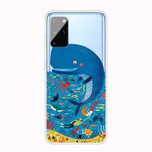 For Samsung Galaxy S20+ Shockproof Painted TPU Protective Case(Whale Seabed)