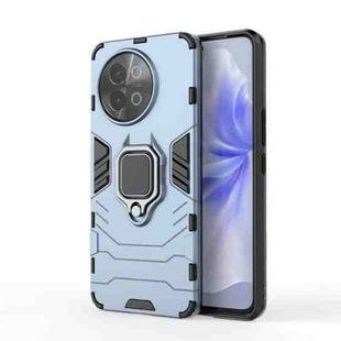 For vivo S18E 5G Shockproof PC + TPU Holder Phone Case(Navy Blue)