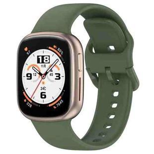 For Honor Watch 4 Silicone Watch Band(Dark Green)