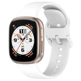 For Honor Watch 4 Silicone Watch Band(White)
