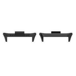 For Xiaomi Mi Band 8 Pro 1 Pair Stainless Steel Metal Watch Band Connector(Black)