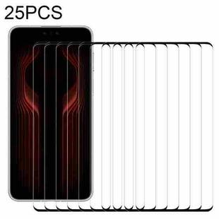 For Huawei Mate 70 RS Ultimate 25pcs 9H HD 3D Curved Edge Tempered Glass Film(Black)