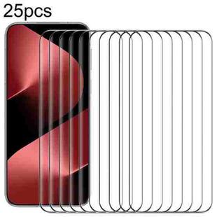 For Huawei Pura 80 Ultra 5G 25pcs 3D Curved Edge Full Screen Tempered Glass Film(Black)