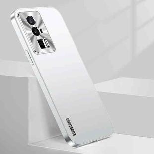 For Xiaomi Redmi K60 Streamer Series Micro Frosted Metal Paint PC Phone Case(Silver)