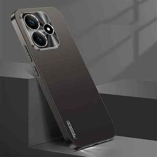 For Redmi Note 14 Streamer Series Micro Frosted Metal Paint PC Phone Case(Black)