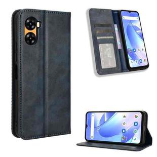 For UMIDIGI G3 / G3 Max / G3 Plus Magnetic Buckle Retro Texture Leather Phone Case(Blue)