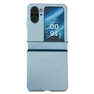 For OPPO Find N2 Flip Three-stage Pearlescent Paint PC Shockproof Phone Case(Blue)