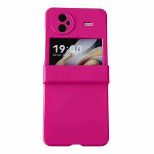 For vivo X Flip Three-stage Pearlescent Paint PC Shockproof Phone Case(Red)
