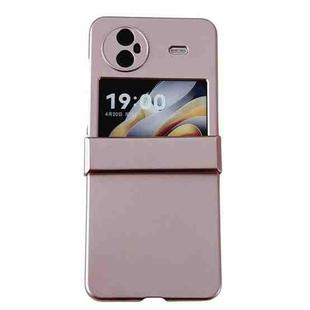 For vivo X Flip Three-stage Pearlescent Paint PC Shockproof Phone Case(Rose Gold)