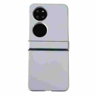 For Huawei P50 Pocket Three-stage Pearlescent Paint PC Shockproof Phone Case(Grey)