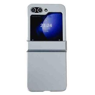 For Samsung Galaxy Z Flip5 Three-stage Pearlescent Paint PC Shockproof Phone Case(Grey)