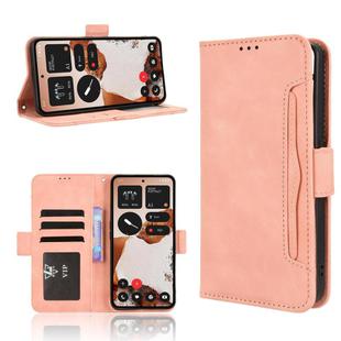 For Nothing CMF Phone 2 Pro Skin Feel Calf Texture Card Slots Leather Phone Case(Pink)