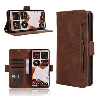 For Nothing CMF Phone 2 Pro Skin Feel Calf Texture Card Slots Leather Phone Case(Brown)
