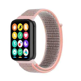 For Xiaomi Mi Band 8 Pro Nylon Loop Watch Band(Pink Sand)