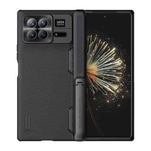 For Xiaomi Mix Fold 3 NILLKIN Frosted Fold PC + TPU Phone Case with Holder(Black)