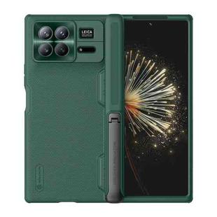 For Xiaomi Mix Fold 3 NILLKIN Frosted Fold PC + TPU Phone Case with Holder(Green)