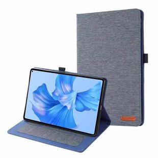 For Xiaomi Redmi Pad SE 8.7 4G Fabric Leather Tablet Case(Blue)