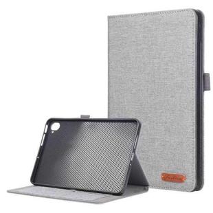 For Xiaomi Redmi Pad 8.8 2025 Fabric Texture Horizontal Flip Leather Tablet Case(Grey)