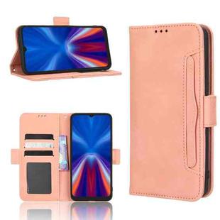 For UMIDIGI C2 / C1 / C1 Max Skin Feel Calf Texture Card Slots Leather Phone Case(Pink)