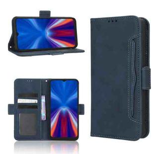 For UMIDIGI C2 / C1 / C1 Max Skin Feel Calf Texture Card Slots Leather Phone Case(Blue)