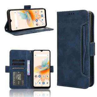 For Umidigi A15 / A15C Skin Feel Calf Texture Card Slots Leather Phone Case(Blue)