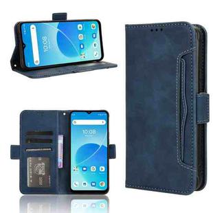 For Umidigi G5 Mecha Skin Feel Calf Texture Card Slots Leather Phone Case(Blue)