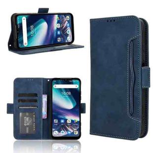 For Umidigi Bison X20 Skin Feel Calf Texture Card Slots Leather Phone Case(Blue)