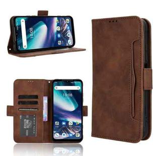 For Umidigi Bison X20 Skin Feel Calf Texture Card Slots Leather Phone Case(Brown)