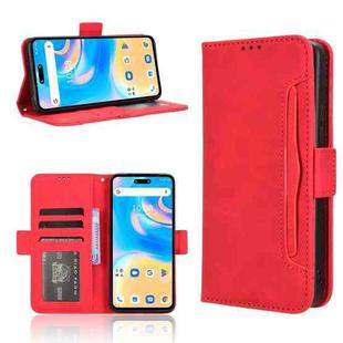 For Umidigi G6 5G Skin Feel Calf Texture Card Slots Leather Phone Case(Red)