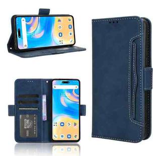 For Umidigi G6 5G Skin Feel Calf Texture Card Slots Leather Phone Case(Blue)