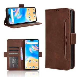 For Umidigi G6 5G Skin Feel Calf Texture Card Slots Leather Phone Case(Brown)