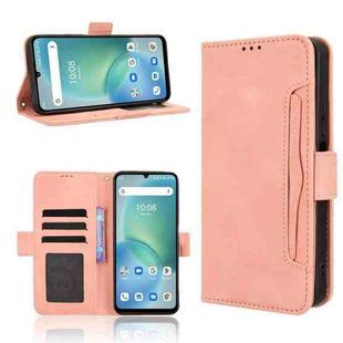 For Umidigi G100X 4G / 5G Skin Feel Calf Texture Card Slots Leather Phone Case(Pink)
