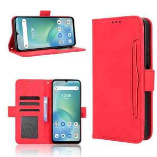 For Umidigi G100X 4G / 5G Skin Feel Calf Texture Card Slots Leather Phone Case(Red)
