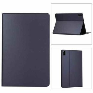 For Xiaomi Redmi Pad SE Voltage Elastic Texture Flip Tablet Leather Case(Dark Blue)