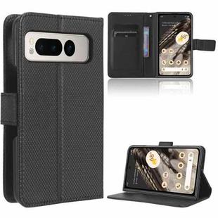 For Google Pixel Fold Diamond Texture Leather Phone Case(Black)