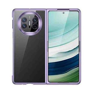 For Huawei Mate X5 Electroplated PC Shockproof Phone Case(Purple)