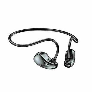 A60 Open Air Conduction Built-in Microphone Wireless Bluetooth Neckband Earphone(Grey)