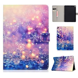 For iPad Pro 10.5 inch Colored Drawing Pattern Horizontal Flip PU Leather Case with Holder & Card Slot & Sleep / Wake-up Function(Purple Quicksand)