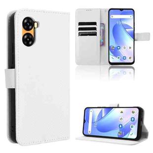 For UMIDIGI G3 / G3 Max / G3 Plus Diamond Texture Leather Phone Case(White)