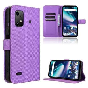 For Umidigi Bison X20 Diamond Texture Leather Phone Case(Purple)