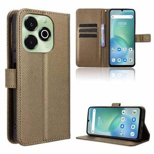For Umidigi G100X 4G / 5G Diamond Texture Leather Phone Case(Brown)