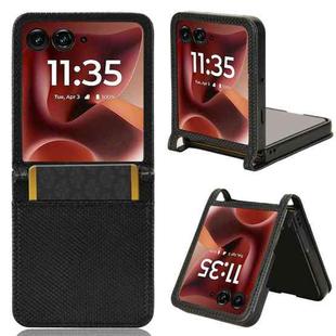 For Motorola Razr 60 Ultra Diamond Texture Leather Phone Case(Black)