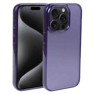 For iPhone 15 Pro GEBEI Acrylic Phone Case(Purple)