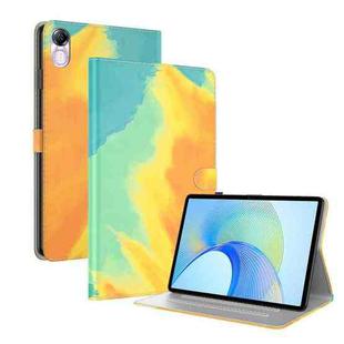 For Honor Pad X8 Pro/X9 Watercolor Pattern Flip Leather Tablet Case(Autumn Leaves)