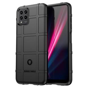 For T-Mobile REVVL 6 Pro 5G Full Coverage Shockproof TPU Phone Case(Black)