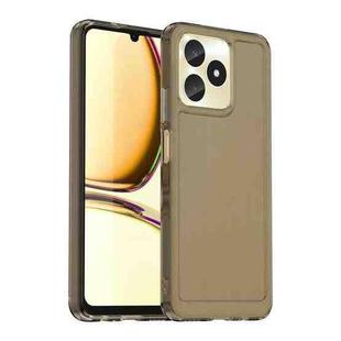 For Realme C51 Candy Series TPU Phone Case(Transparent Grey)